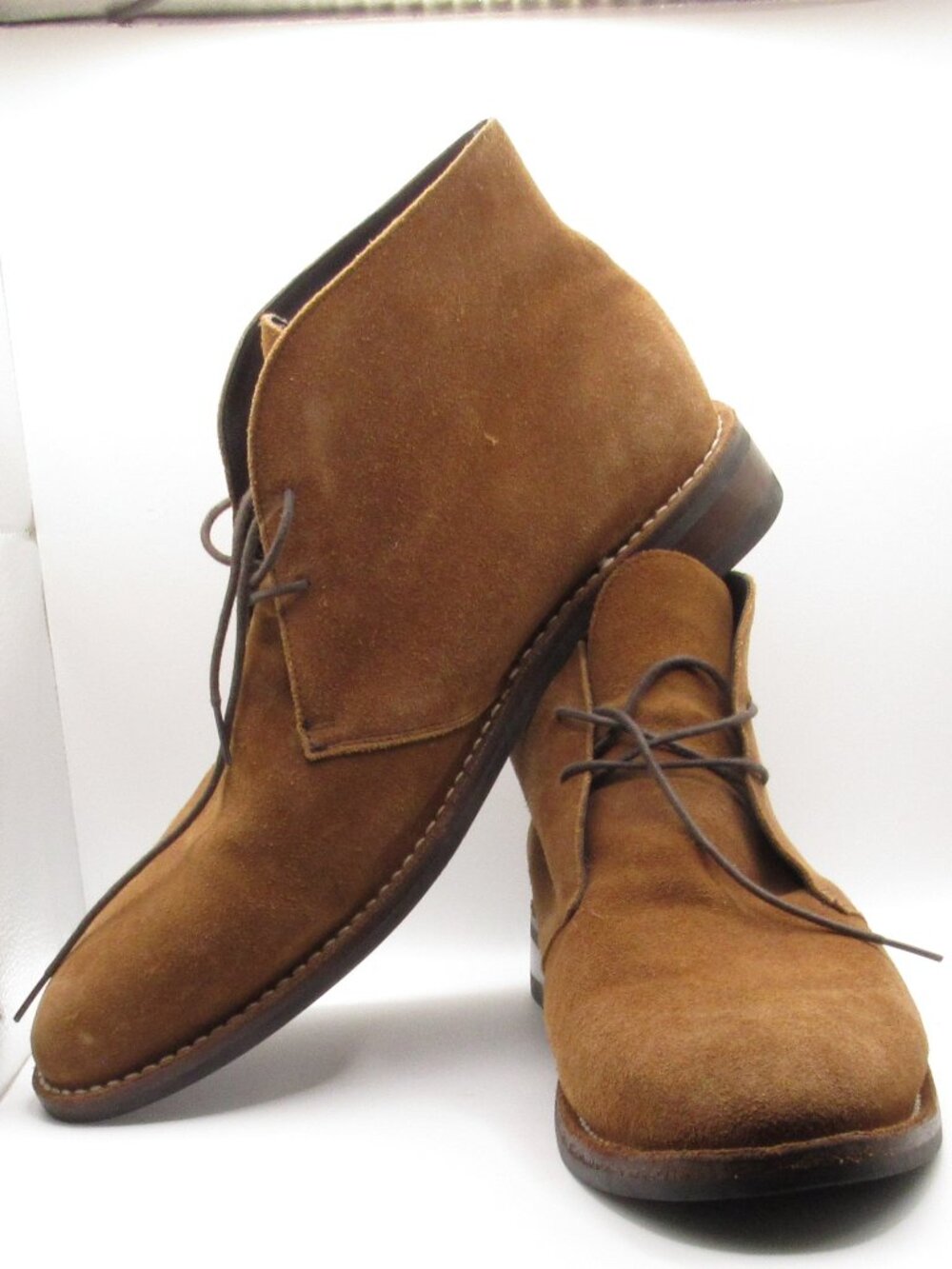 Thursday Tan Suede Everyday Chukkas Ankle Boots Size 14 Good Condition